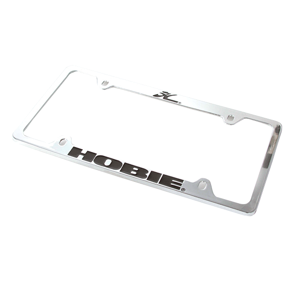 LICENSE FRAME - CHROME "HOBIE"