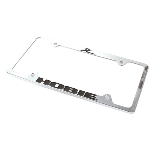LICENSE FRAME - CHROME "HOBIE"