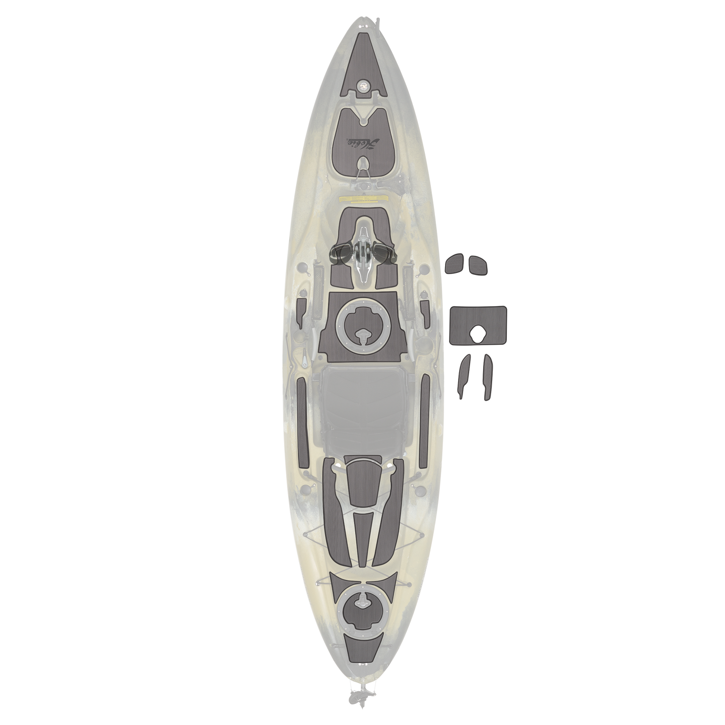MAT KIT, OUTBACK GREY/CHARCOAL