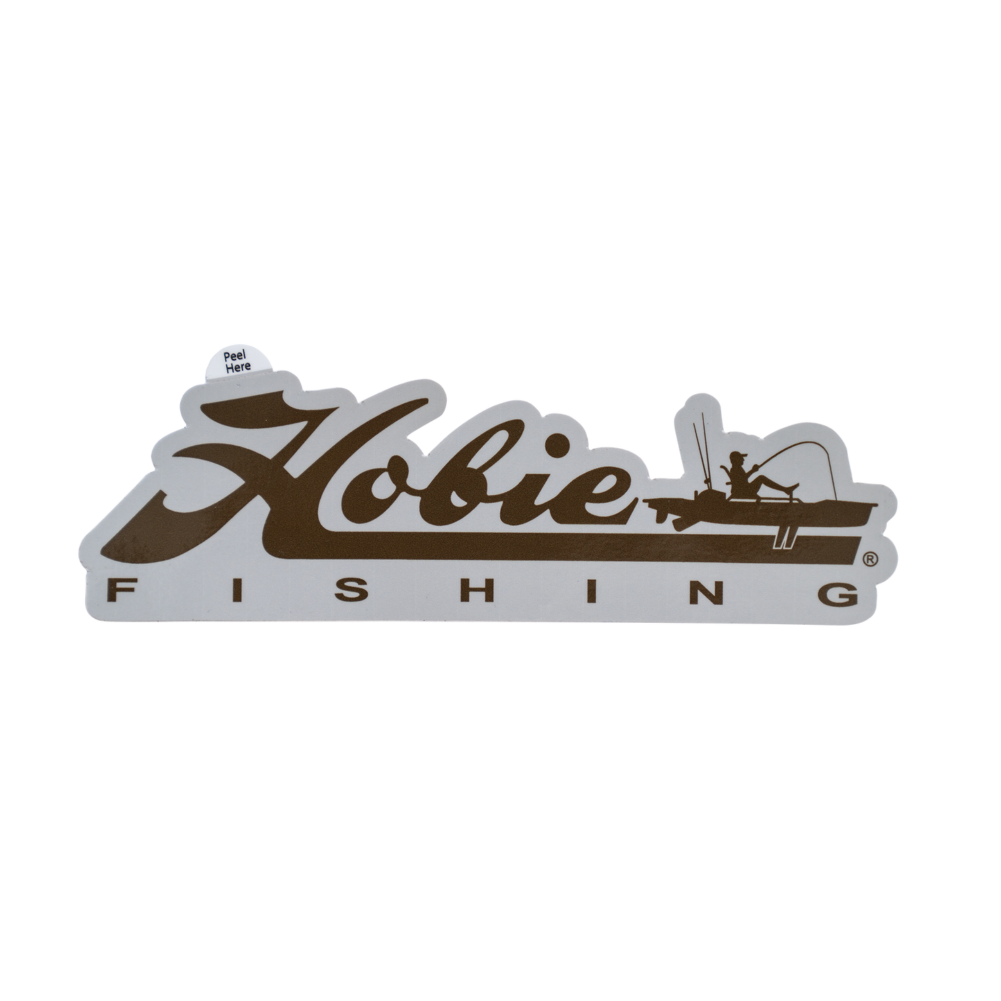 DECAL, 6" MATTE OLIVE FISHING