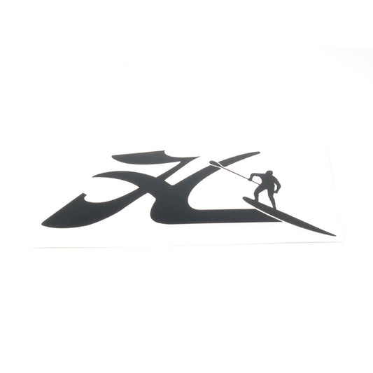 H SUP DIE CUT STICKER BLK