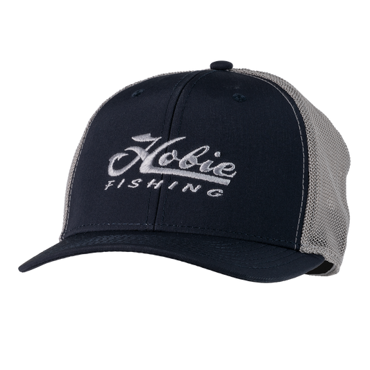 HAT, HOOKED TRKR NVY/STEEL