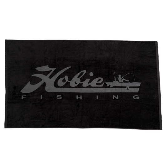 FISHING BEACH TOWEL BLACK/TONA