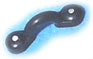 PAD EYE-BLK NYLON-3/8"