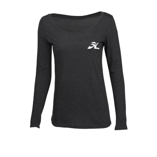 FLY H VBLK LS LADIES SCOP T XL